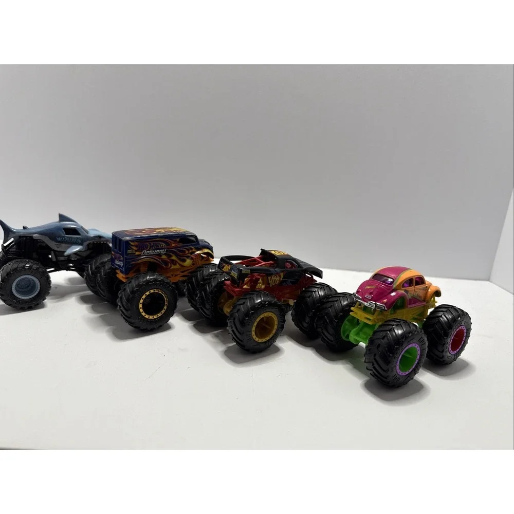 Hot Wheels Monster Trucks Lot Of 4